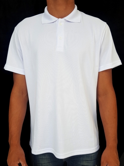 CAMISETA POLO DRO BRANCA MASCULINA