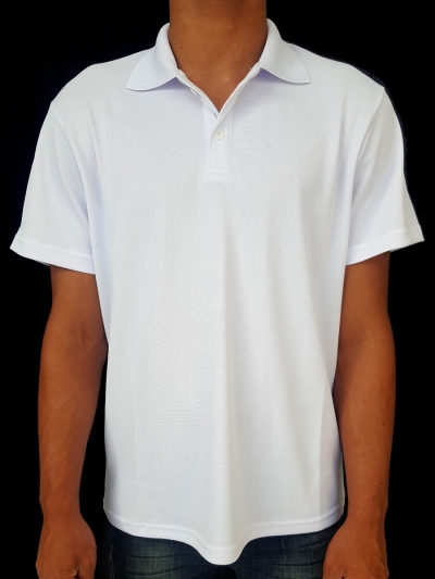 CAMISETA POLO DRO BRANCA MASCULINA